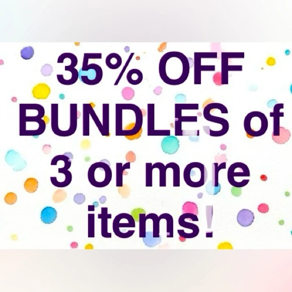 Bundle 3 or more items and get 35% off! - Picture 1 of 1